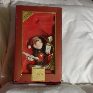 Lenox Mickey Mouse Drummer Ornament - Red, Black, and Gold